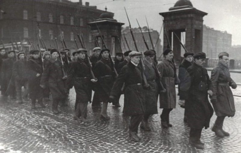 Ленинградские ополченцы. 1941 г.