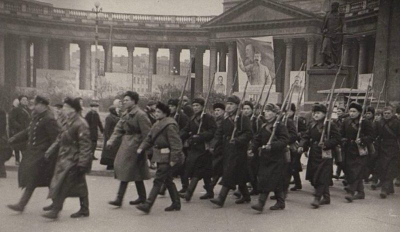 Ленинградские ополченцы. 1941 г.
