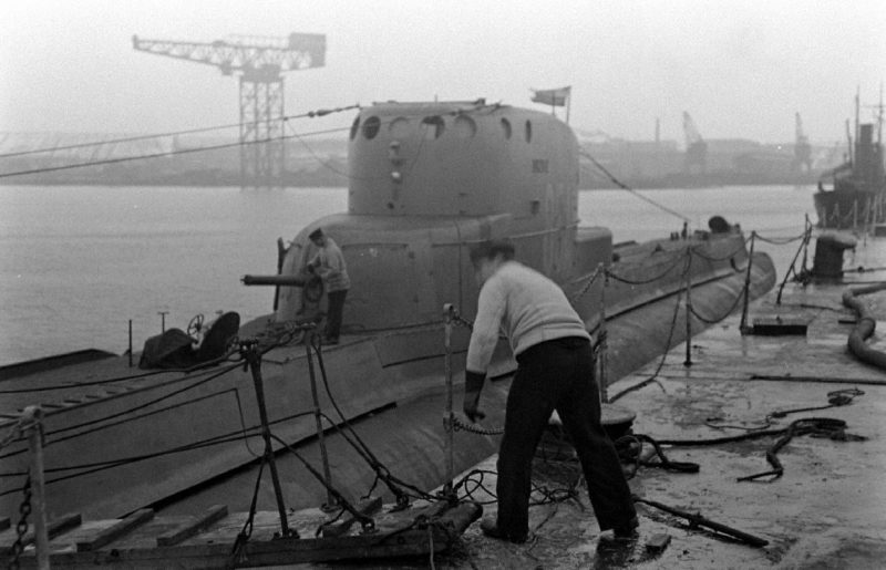 Подводная лодка «Орзел» в Англии. 1940 г.