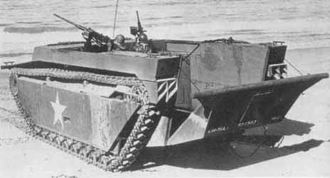 Бронированная амфибия LVT-4. 1943 г. 
