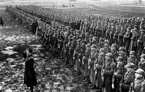 Лагерь 1-й Польской Народной армии. СССР, 1941 г. 