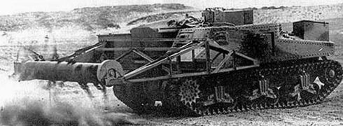 Минный цепной трал «Sherman Scorpion». 1943 г. 