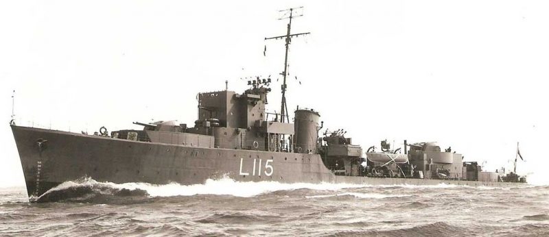 Эсминец «Краковяк». 1942 г.