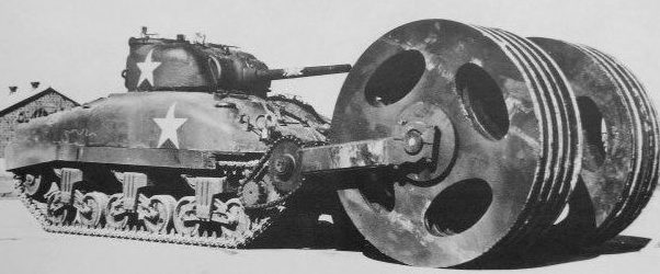 Минный катковый трал T-1E3. 1943 г. 
