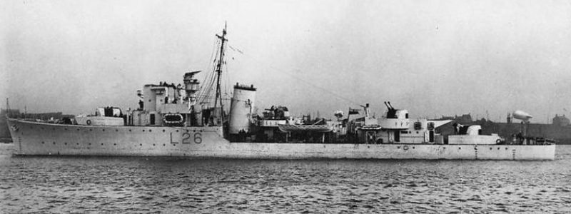 Эсминец «lązak». 1942 г.