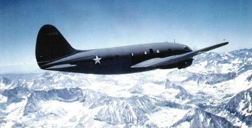 C-47 над Гималаями. 1944 г. 