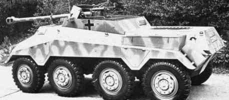 Тяжелый бронеавтомобиль Sd.Kfz.234/4. 1944 г. 