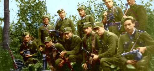 Польские солдаты. 1943 г. 