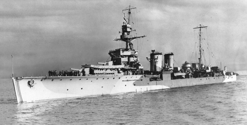 Легкий крейсер «Dragon». 1943 г.