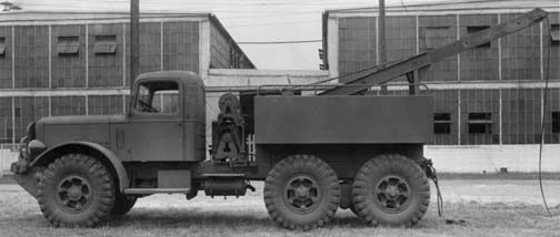 Ремонтно-эвакуационная машина Mack LM-SW. 1944 г. 