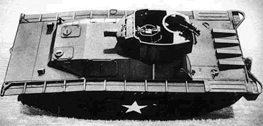 Огнеметный БТР Landing Vehicle Tracked (LVT). 1944 г. 