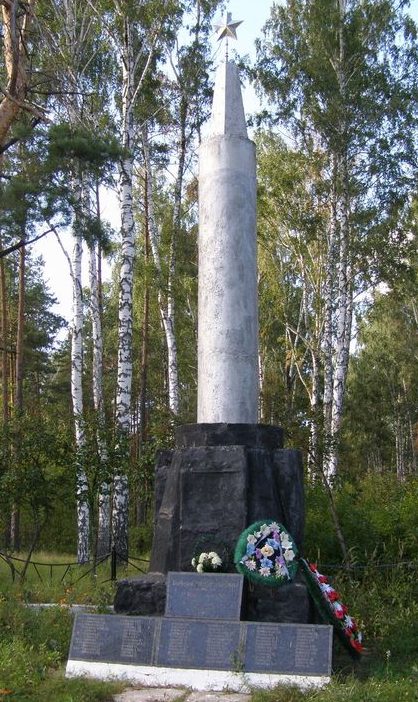 с. Черняховка Нежинского р-на. Обелиск, установленный на братской могиле воинов, погибших при освобождении села. 