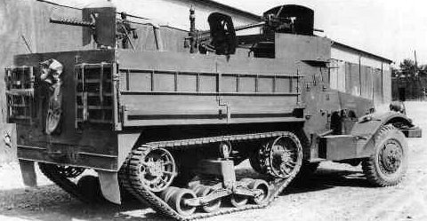 Полугусеничный бронетранспортер Half-Track Personnel Carrier M-3А1. 1945 г. 