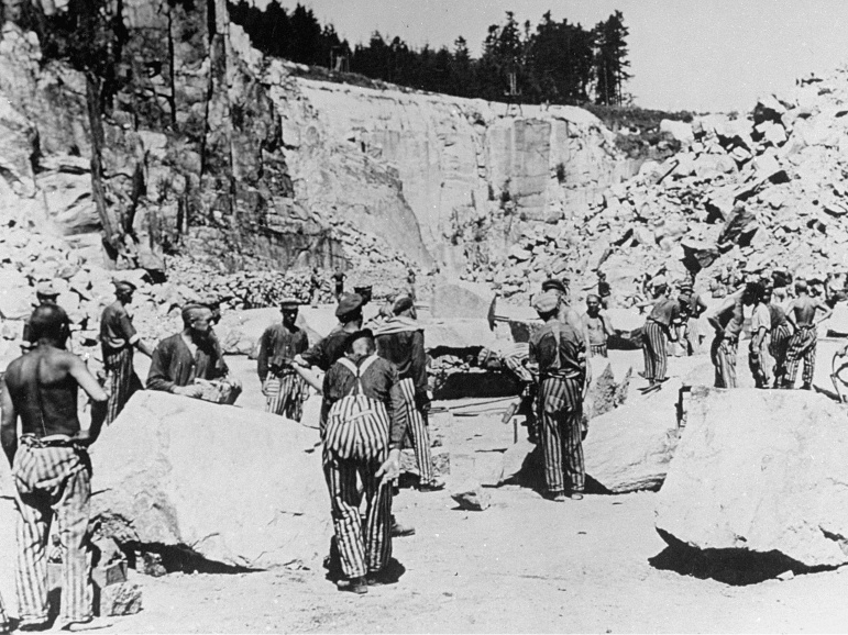 Трудовой лагерь Маутхаузен. 1941 г. 