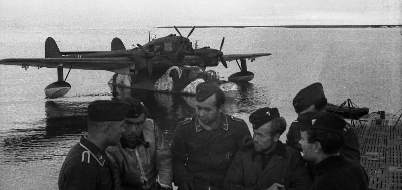 Летающая лодка BV 138 у берегов Новой Земли. Август 1942 г. 