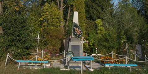 с. Сингуры Житомирского р-на. Братская могила 126 советских воинов. 