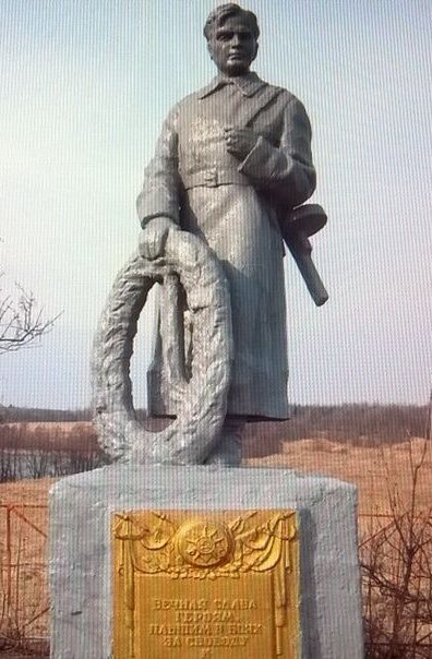 д. Рыкайлово Локнянского р-на. Братская могила советских воинов, погибших в 1944 году.
