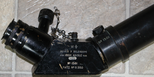 Телескопический прицел «Power 7» для зенитного корабельного орудия.