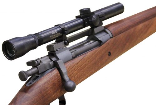 Снайперская винтовка Remington1903A4 с прицелом 2.5х M82G2 с конической сеткой на стойке.