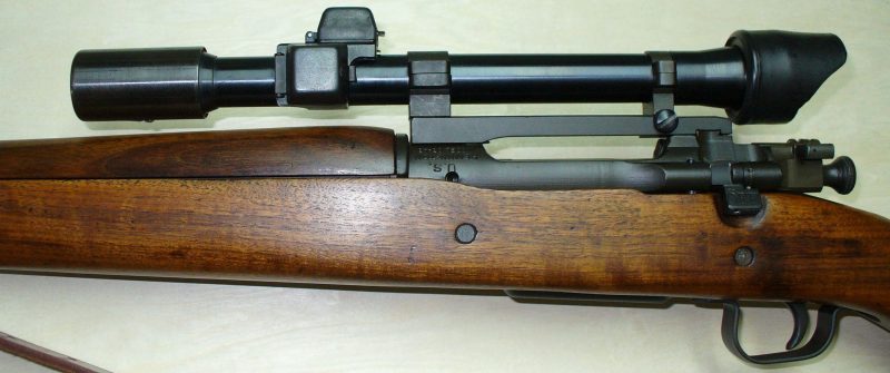 Снайперская винтовка Remington 1903-A4 с прицелом M84.