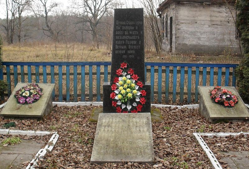 с. Купеч Коростенского р-на. Братская могила 39 советских воинов. 