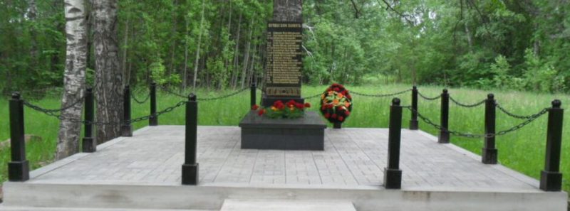 д. Шевелёво Палкинского р-на. Братская могила советских воинов.