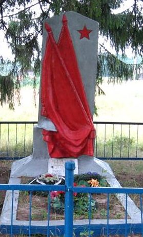 д. Бельско Стругокрасненского р-на. Братская могила советских воинов. 