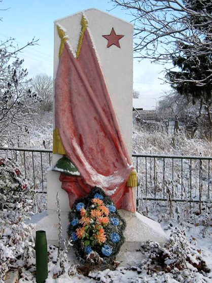 д. Машутино Стругокрасненского р-на. Братская могила советских воинов.