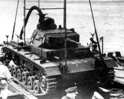 Подводные танки Tauchpanzer III».