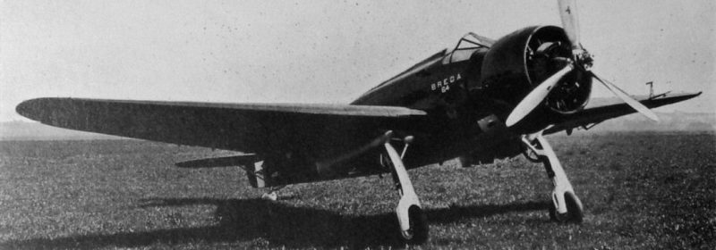 Транспортный самолет Breda Ba.44. 1944 г.