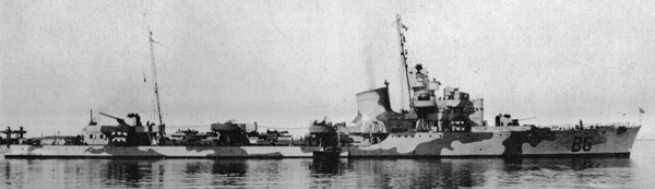 Эсминец «Bersagliere». 1942 г.
