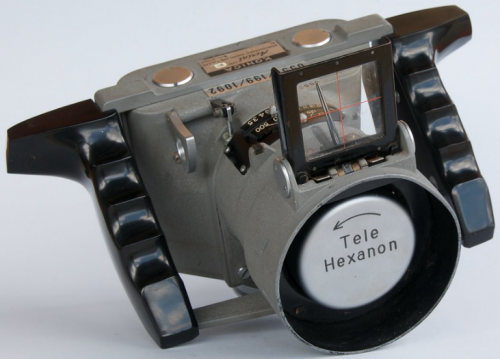 Авиационная ручная фотокамера Konica Type G с объективом Hexanon 135mm f/3.5.