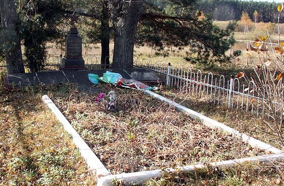 с. Глухов Первый Радомышльского р-на. Братская могила 149 советских воинов. 