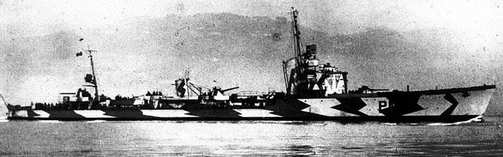 Эсминец «Леоне Панкальдо». 1943 г.