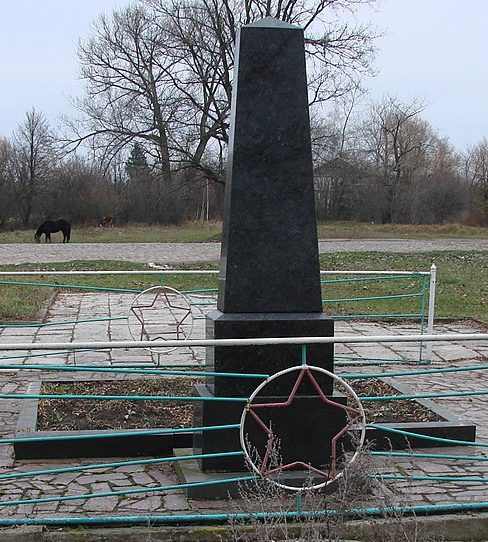 с. Новоселка Черняховского р-на. Братская могила 19 советских воинов. 