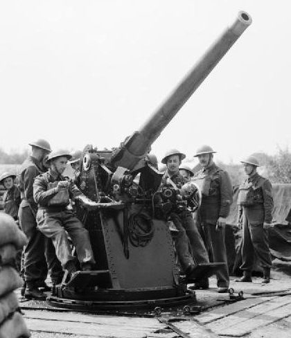 Зенитная пушка QF- 3-in 20cwt. 1939 г. 
