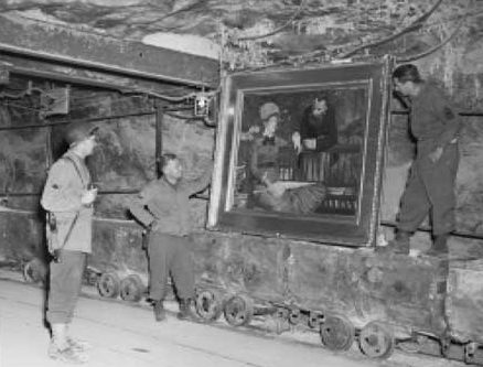 Картина Эдуарда Мане в шахте «Меркерс».