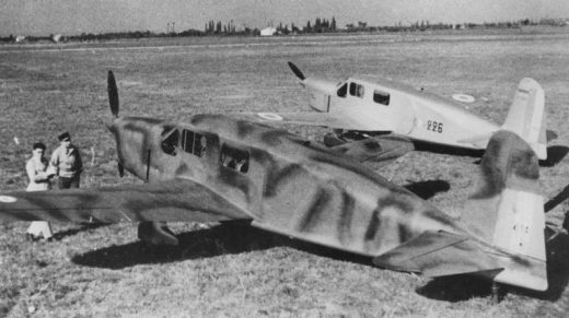 Легкие транспортные самолеты Кодрон С.630 «Симон» на аэродроме .1939 г.
