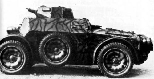 Средний бронеавтомобиль Autoblinda AB-40. 1941 г.