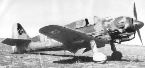Истребитель Bloch MB.152 на аэродроме. 1940 г.