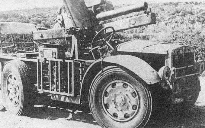 САУ Autocannone Sahariana Corta da 75/27. 1942 г. 