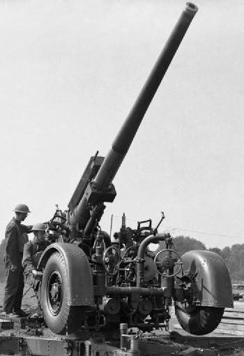 94-мм зенитная пушка Q.F- 3,7-inch. 1941 г. 