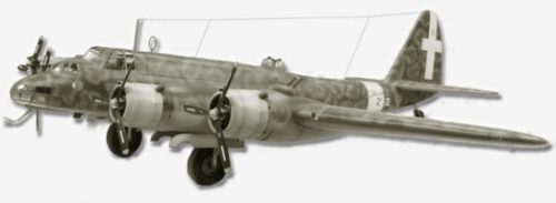 Бомбардировщик Piaggio P.108В. 1940 г.