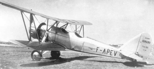 Учебно-тренировочный самолет Romano R-82. 1940 г.