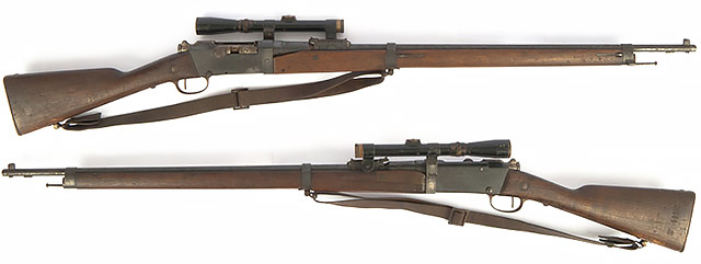 Прицел APX 1916 с винтовкой Lebel 1886 M93.