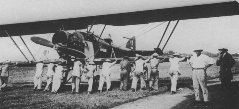 Разведывательный самолет «Потэ 25» частей французской армии в Индокитае. 1941 г. 