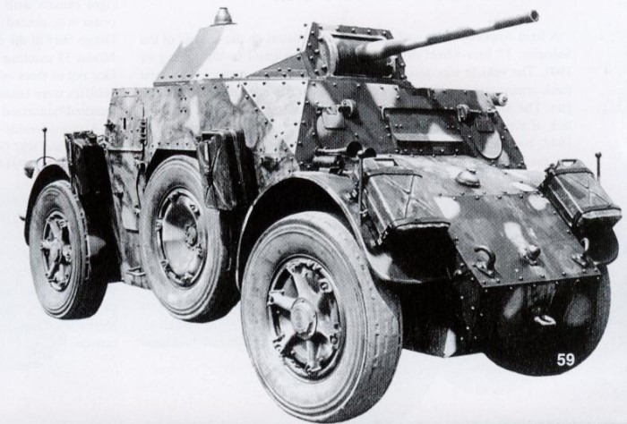 Средний бронеавтомобиль Autoblinda AB-43. 1944 г. 