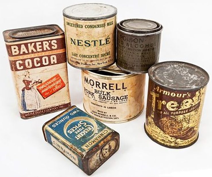 Американские консервы, поставляемые по Ленд-лизу. 1943 г.