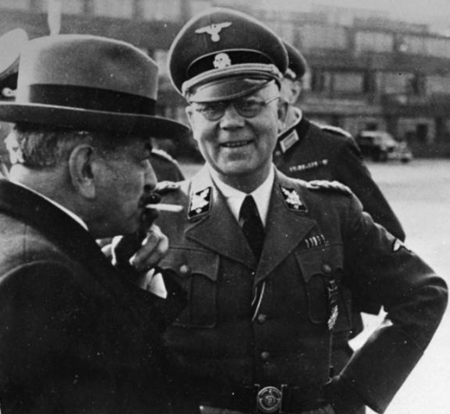 Лаваль и Карл Оберг - начальник немецкой полиции и СС во Франции.