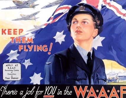 Рекрутинговый плакат WAAAF.